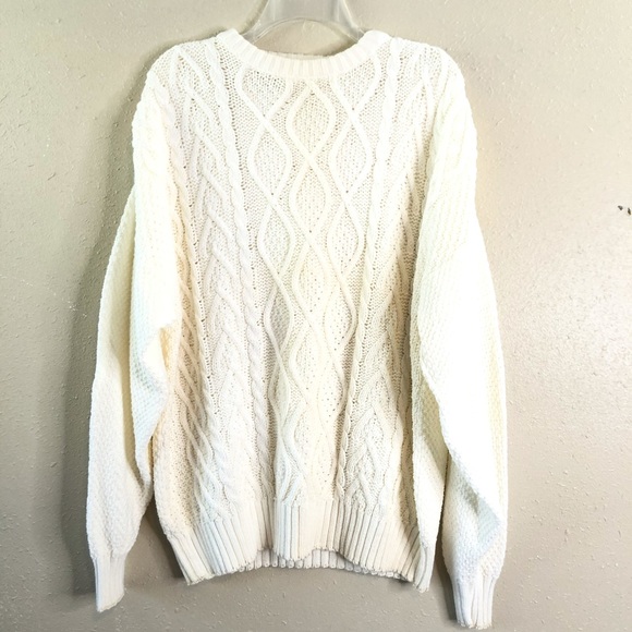 Other - Vintage Lord Jeff 100% Cotton Cable Knit Crew XL